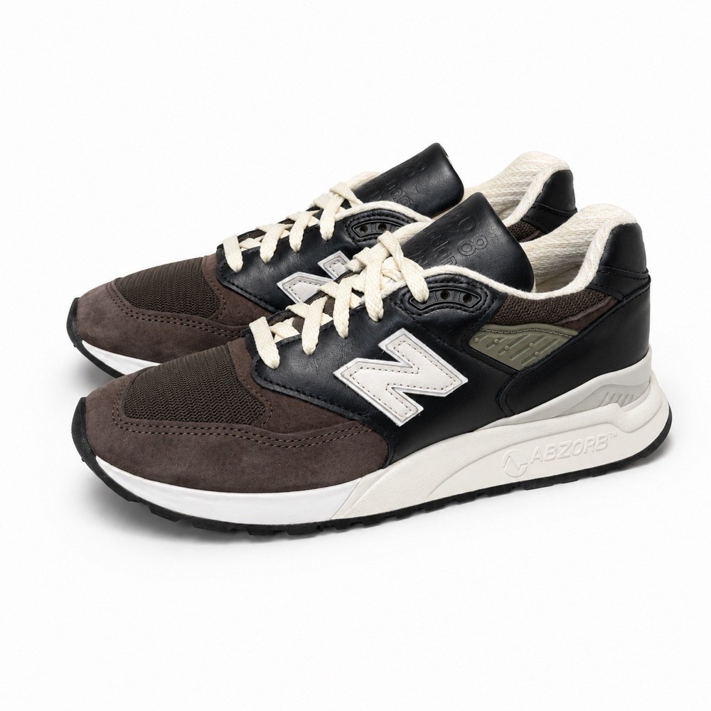 New Balance 998 Made In USA Teddy Santis Brown Toe U998RE Men's Size 6D Sneakers